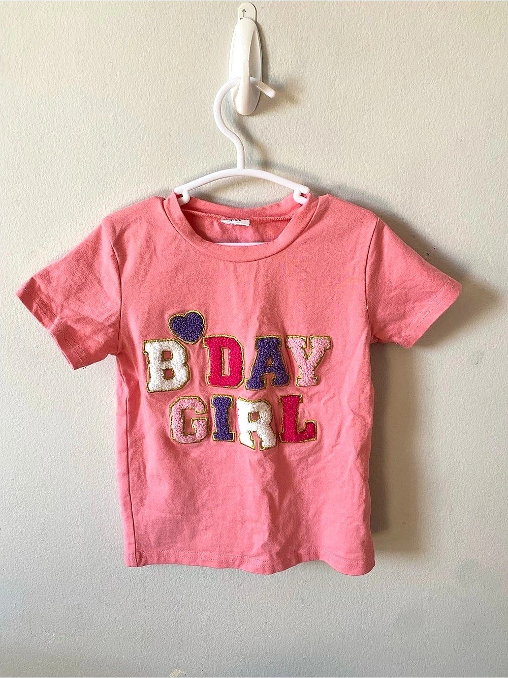 Girls Pink Graphic Tee Size 2-3Y
